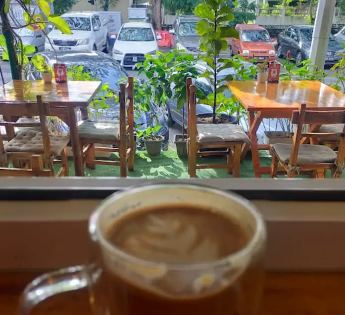 latte from Proper Cafe