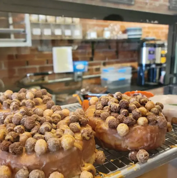 loaded pastries with chocoballs from Tribeca Coffee Co toronto