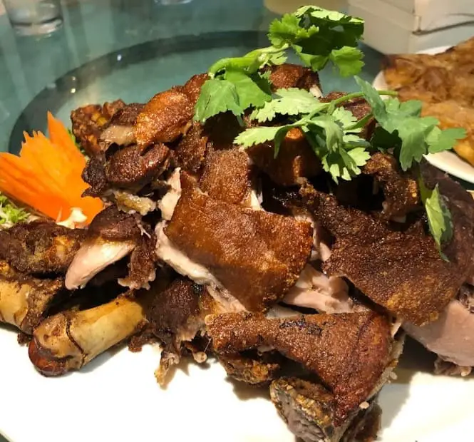 meat pile of Thai Syok