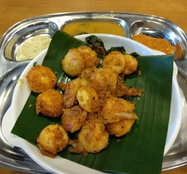 meat rounds at Idli Only Cafe