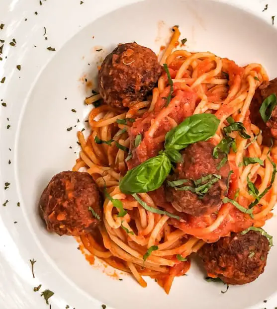 meatball pasta from Jekyll & Hyde