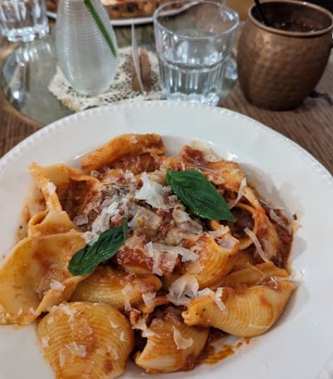 messy pasta from Castelli Cucina