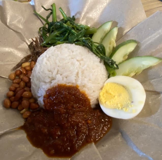morning nasi lemak set from Baba Low Bangsar Utama