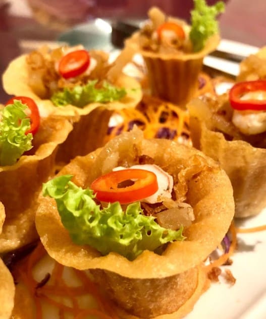 nyonya cup bites from Peranakan Mansion 僑生府 in melaka