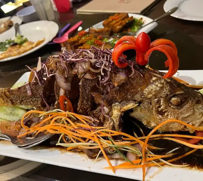 nyonya fish fried from SamFu Restaurant