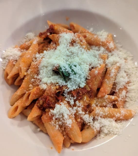 pasta from Posticino italian restaurant etobicoke