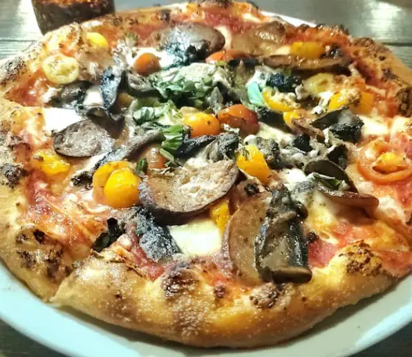 pizza from Portabello's Italian Bistro