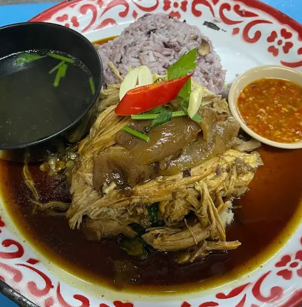pork belly rice from Frame Thai restaurant in petaling jaya