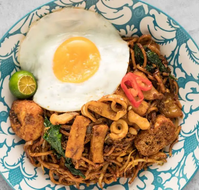 pork lard fried noodles from Tau Ke Restaurant