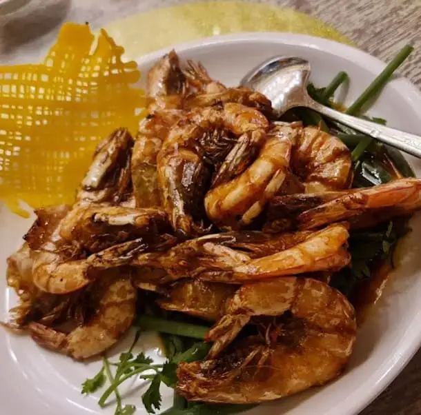 prawn dish from Hee Lai Ton Restaurant