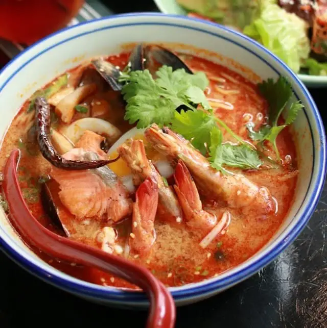 red seafood curry from Kaiju Company bangsar