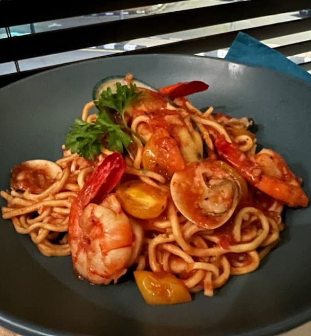 seafood pasta served at Portofino Italian Restaurant Bangsar Lucky Garden