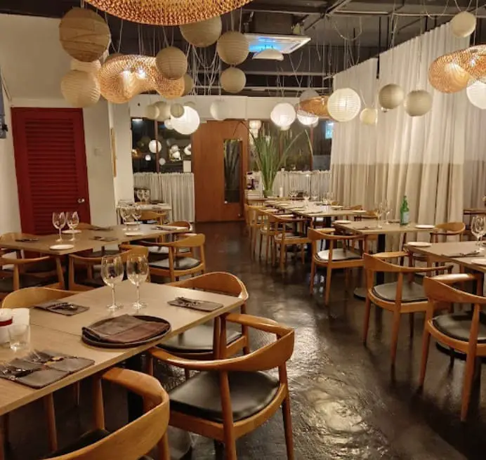 seats inside of Bistro à Table for western food in PJ
