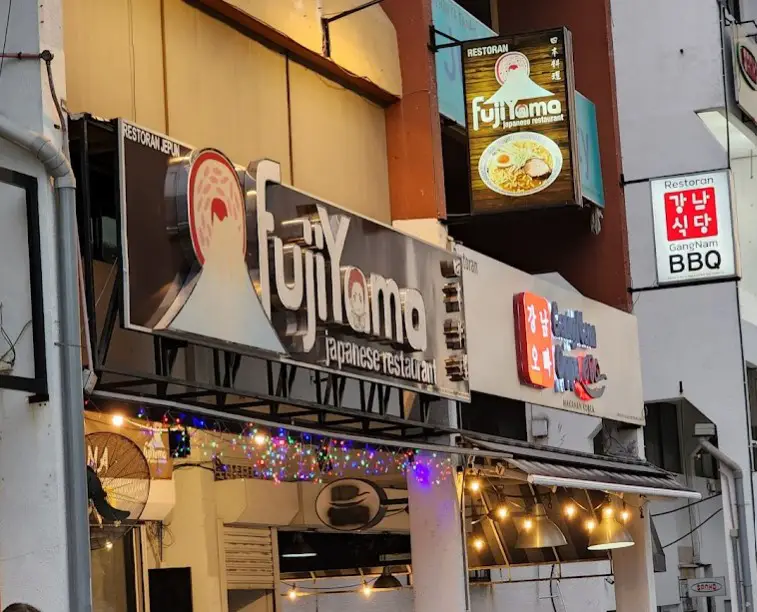 signboard of Fujiyama japanese restaurant petaling jaya