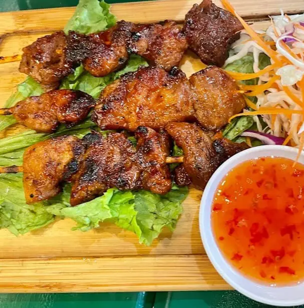 skewered meat from Thai Syok restaurant in pj