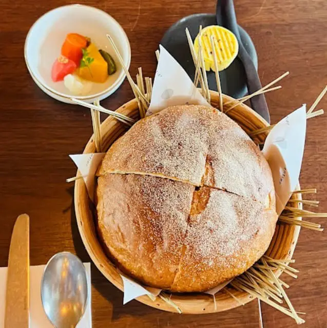 sourdough from Entier French Dining bangsar