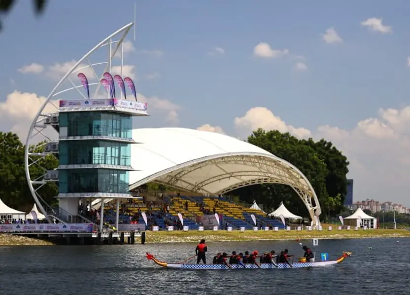 stadium in front of kompleks sukan air