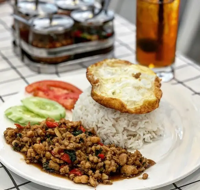 thai basil chicken from Siam Eatery House in petaling jaya