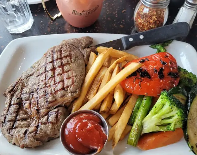 thick steak from Eden Trattoria in etobicoke