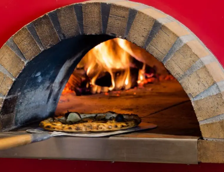 traditional oven at Sasso Pizza Market & Bar