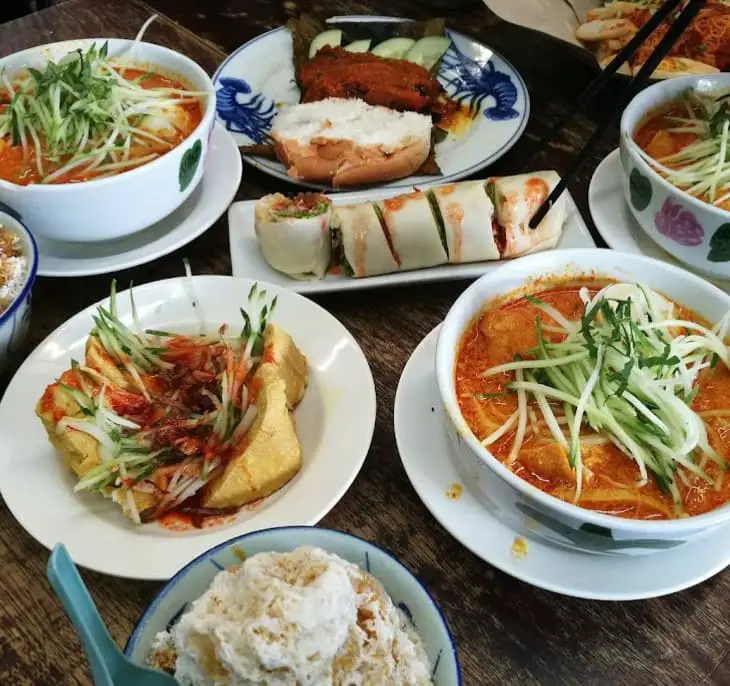 variety of bangsar food from Baba Low Bangsar Utama