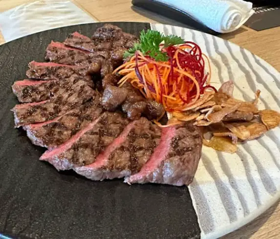 wagyu platter at Kampachi