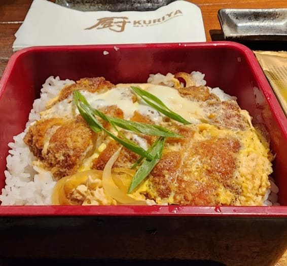 bento box meal at Kuriya Japanese Restaurant