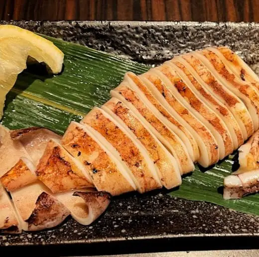 japanese grilled squid at Kuriya bangsar