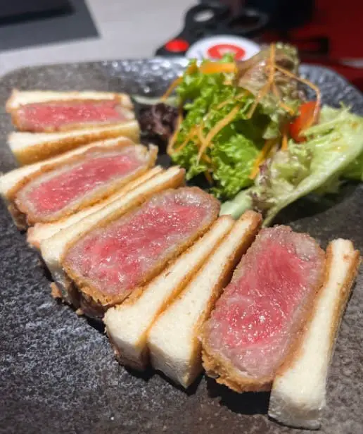 japanese wagyu beef fillet only at Ushiraku Modern Yakiniku