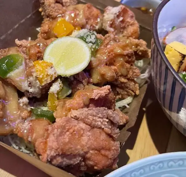 karaage box from Kaiju Company in bangsar