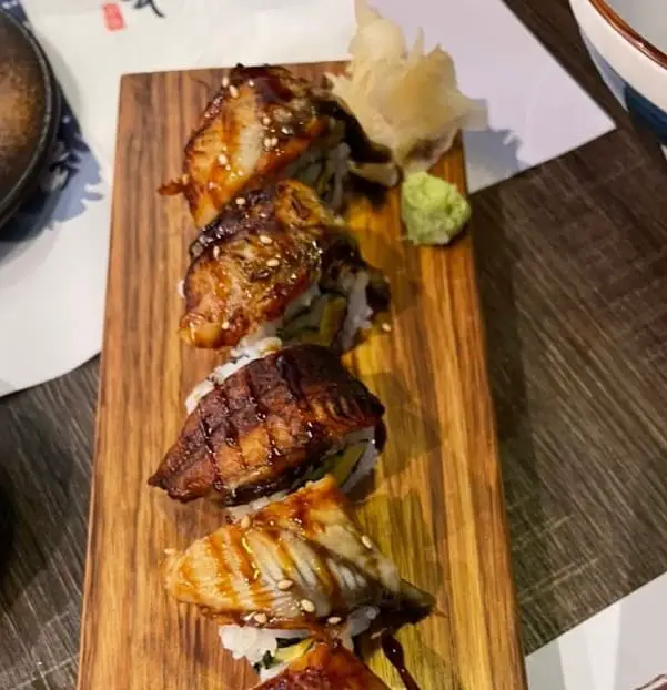 unagi sushi from Nanami japanese restaurant in bangsar area