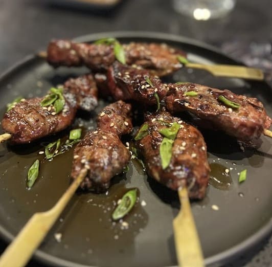 wagyu skewers from Flying Peacock KL