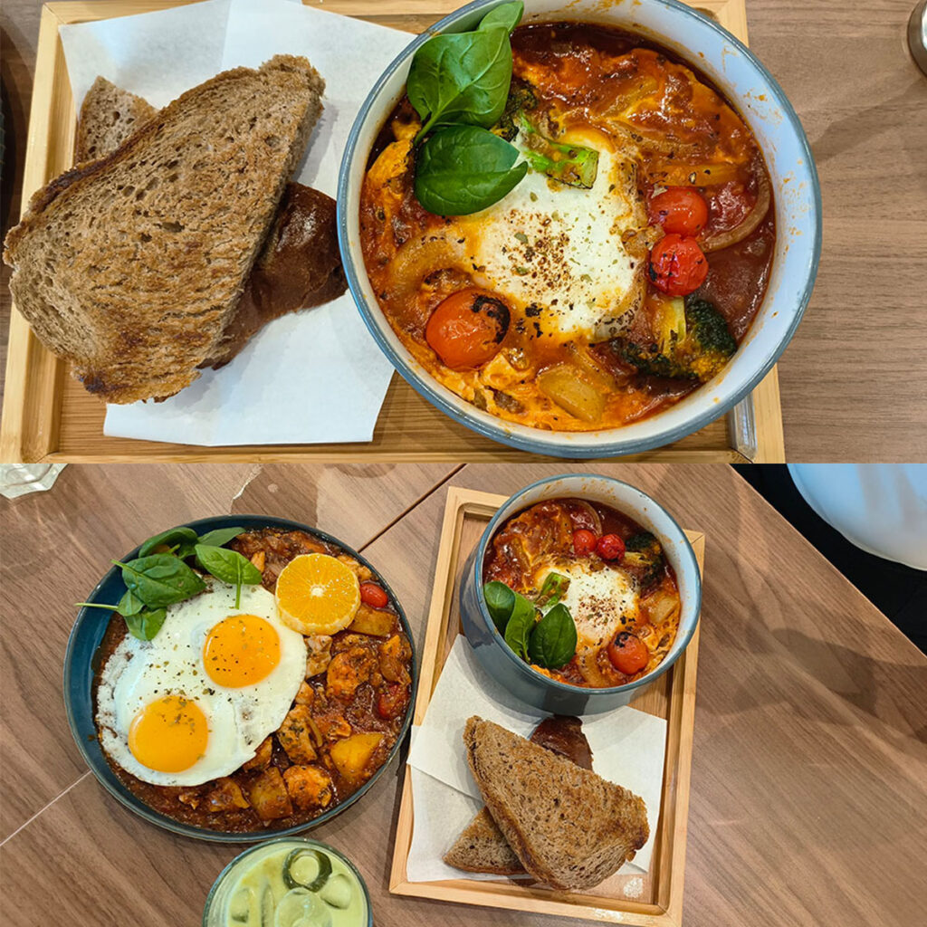 breakfast served in hartton kitchen located in uptown damansara