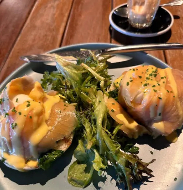 egg benedict served at The Good Batch