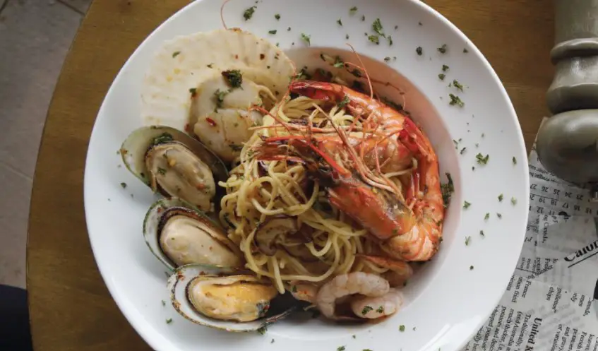 supreme seafood aglio oli from margaret t