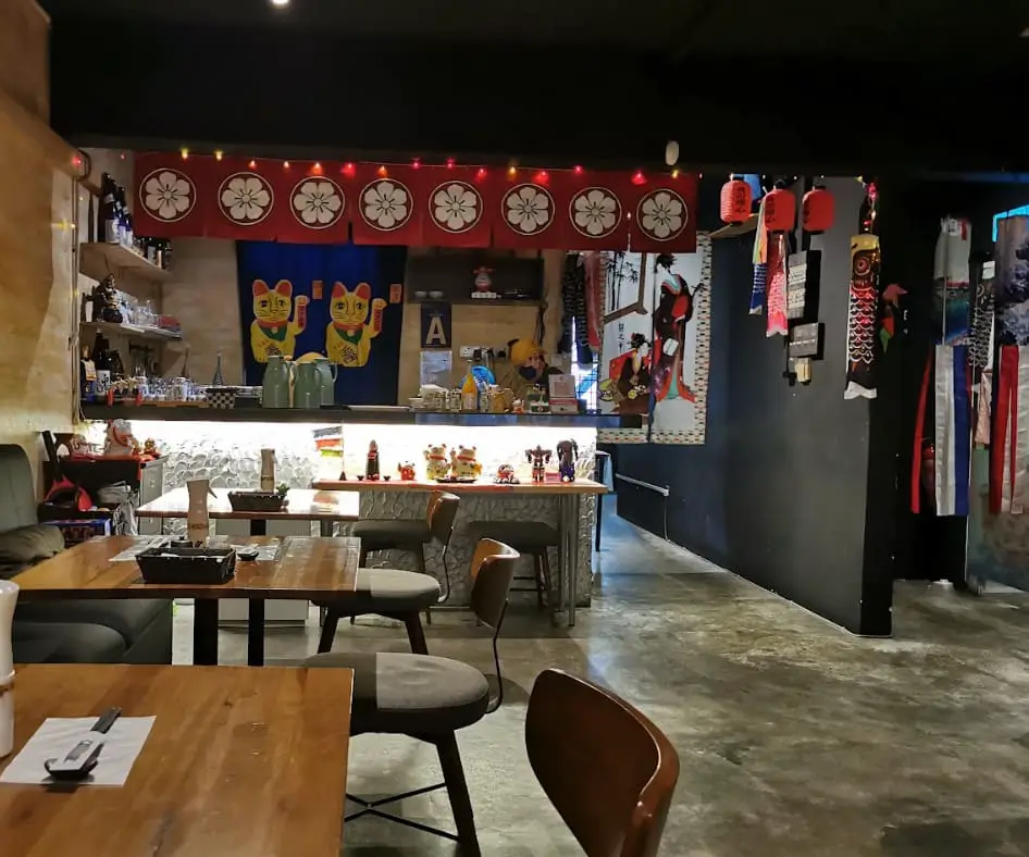 internal seating at Himawari Japanese Cuisine