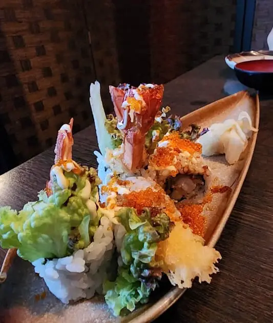 seafood plate at Ishin Japanese Dining