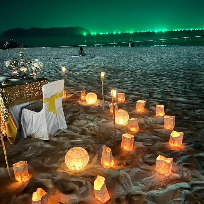 Candle Light Dinner Cenang Beach 2