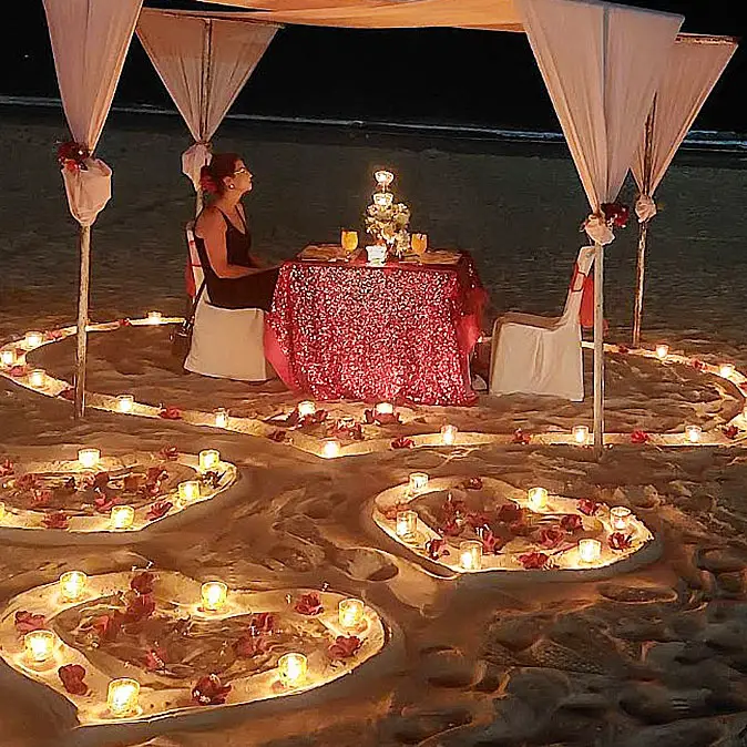 Candle Light Dinner Cenang Beach by SBC Deco Langkawi