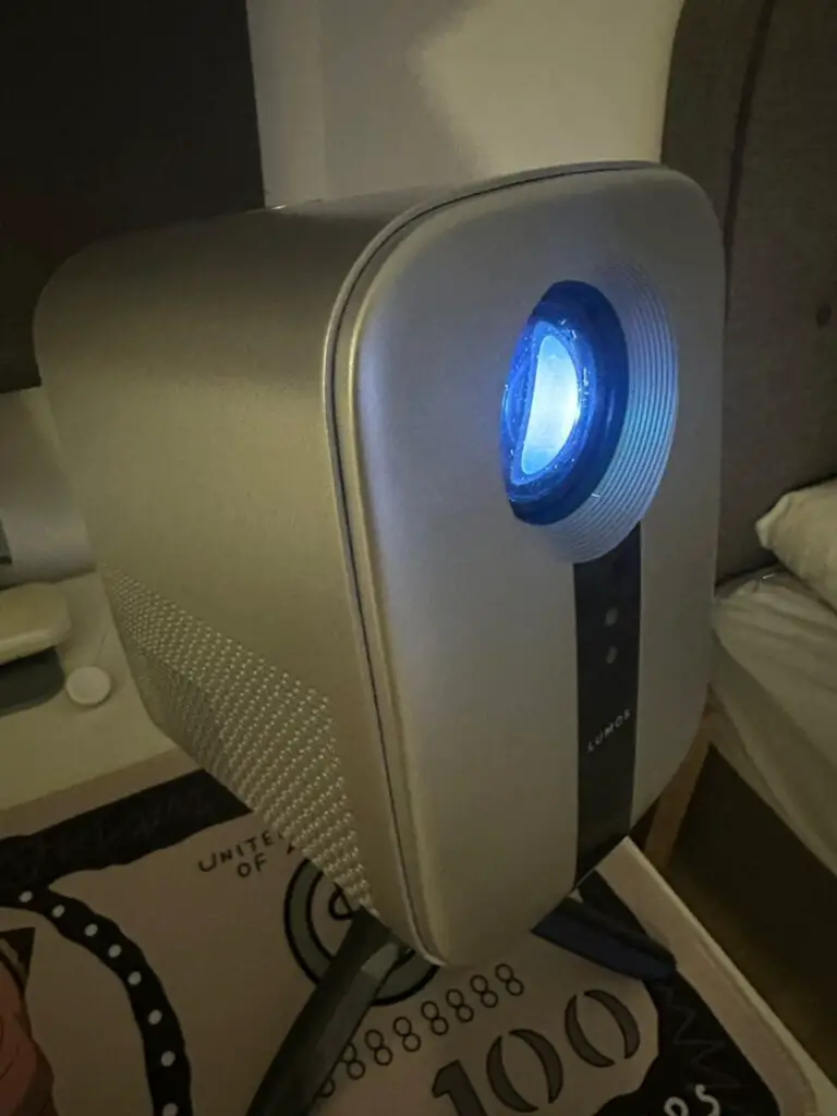 LUMOS RAY GEN2 switched on