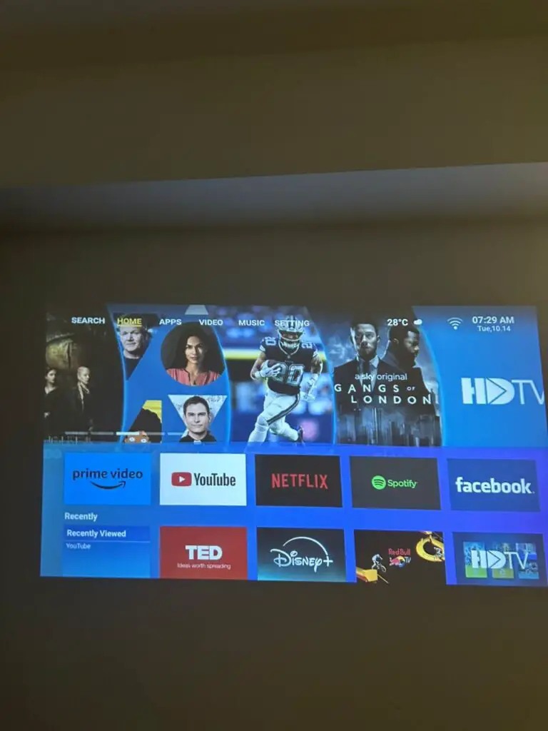 more app show of LUMOS RAY GEN2